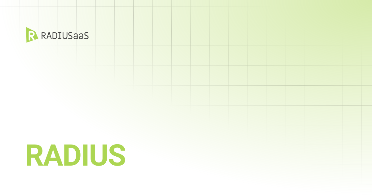 RADIUS | RADIUSaaS